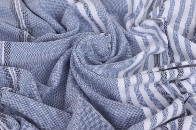 Thin towel, Bachelorette Party Favors, 68x40 Cotton Striped Towel, Unique Wedding Gift, Pool Towels, Bridal Shower Gift, Embroidery Towels - 4