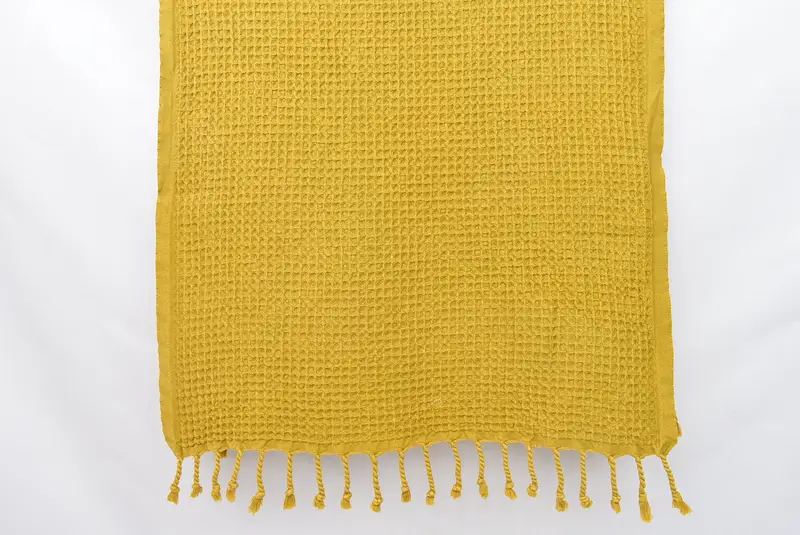 Christmas Gift, 40x20 Cotton Waffle Towel, Wedding Hand Made Gift, Organic Towel, Monogrammed Hand Towel, Personalized Hand Towel, Personalized Gift - 8