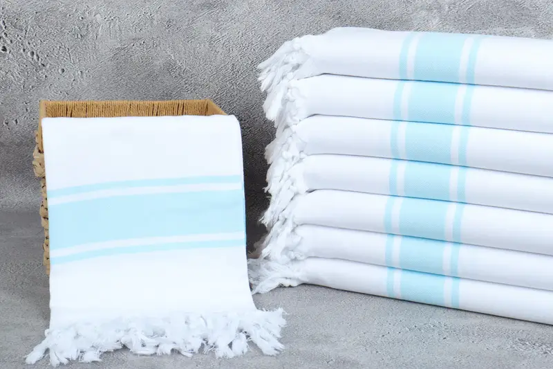 Beach Theme Wedding Gift, Customized Towels, Bridesmaid Gift Towel, Turkish Towel Beach, Gift For Her, Spa Towel, 70x40 Cotton Striped Towel - 3