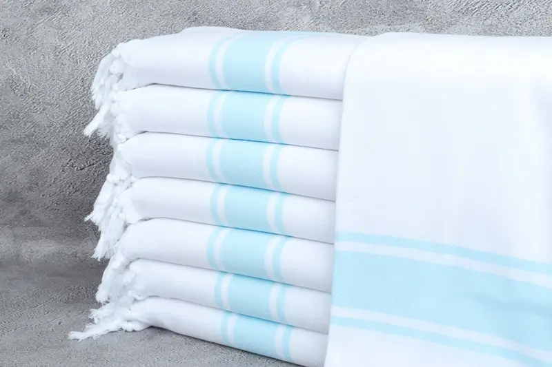 Beach Theme Wedding Gift, Customized Towels, Bridesmaid Gift Towel, Turkish Towel Beach, Gift For Her, Spa Towel, 70x40 Cotton Striped Towel - 1
