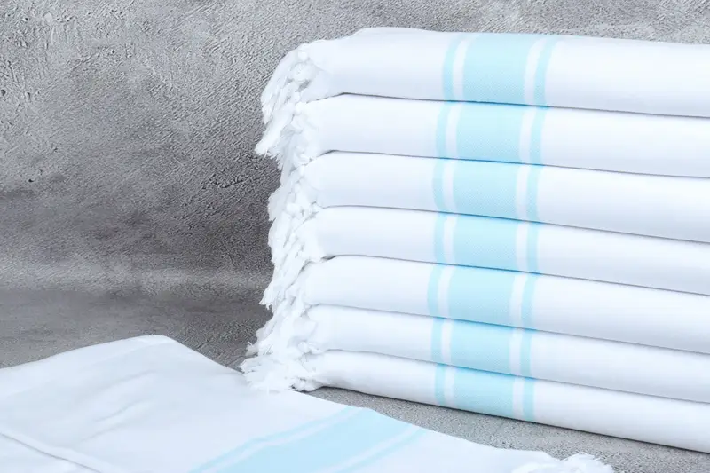 Beach Theme Wedding Gift, Customized Towels, Bridesmaid Gift Towel, Turkish Towel Beach, Gift For Her, Spa Towel, 70x40 Cotton Striped Towel - 2