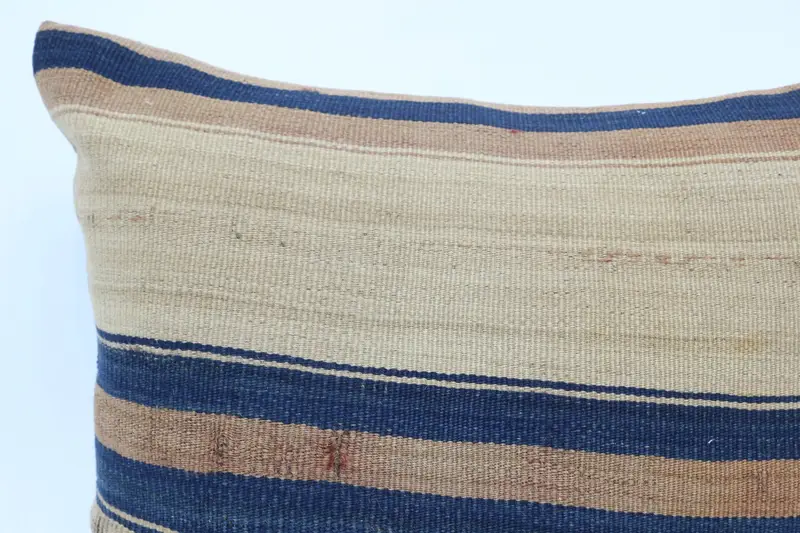 Kilim Pillow, 28x28 Beige Cushion Cover, Pillow Case, Vintage Kilim Throw Pillow, Handmade Kilim Cushion, Neutral Cushion - 2