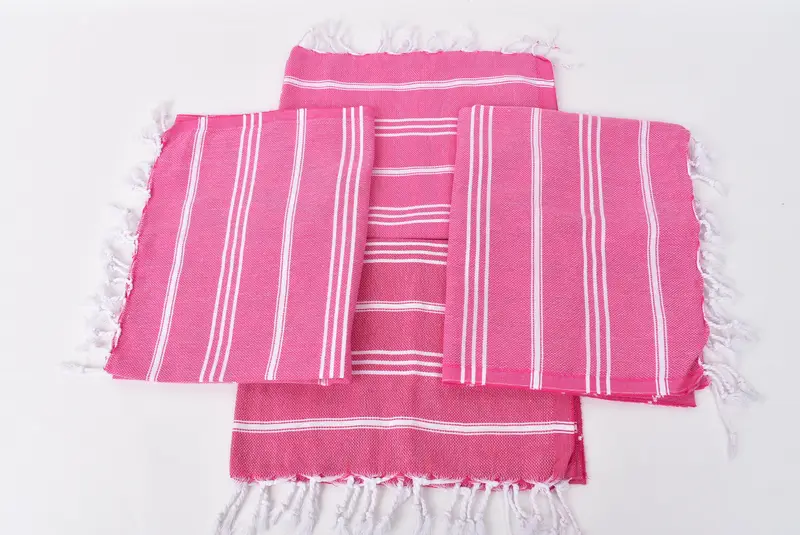 Bathroom Towels, Customized Turkish Towel, Monogram Hand Towel, Spa Towel, Bathroom Hand Towel, 40x24 Cotton Striped Towel, Personalized Hand Towel - 6