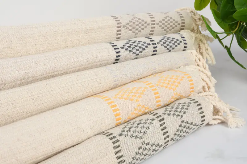 Personalized Gift, Christmas Hand Towel, 40x20 Linen Kilim Design Towel, Handmade Gift, Small Bath Towels, Turkish Towel Hand Towel, Boyfriend Gift - 4