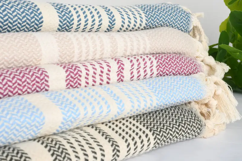 Custom Hand Towel, Kitchen Towel, Personalized Dish Towel, Best Wedding Gift, Wedding Gift Kitchen Towel, 40x18 Cotton Striped Towel, Birthday Gift - 3
