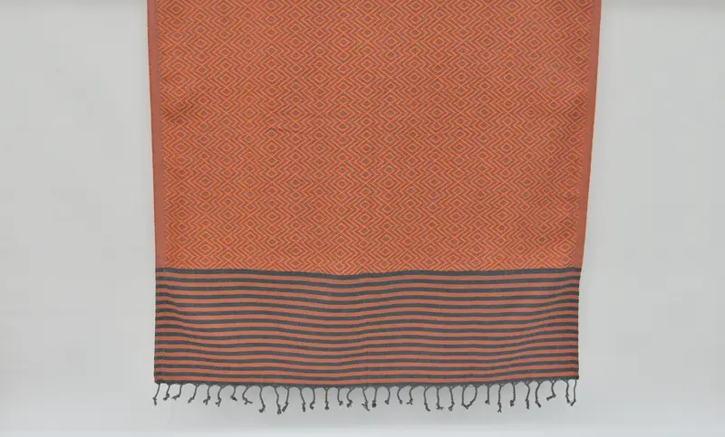 Scarf Towel, Spa Gift Towel, Handmade Gift, Handmade Turkish hammam towel, Soft towel, Gifts For Him, 70x40 Cotton Diamond Towel, Valentines Gift - 8