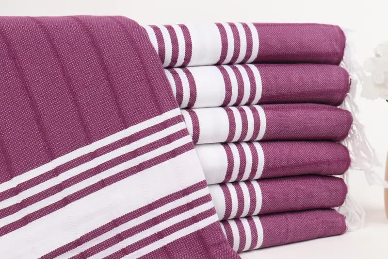Bachelor Gifts, Handmade Turkish hammam towel, Valentines Day Gift Idea, Custom Wedding Gift, Turkish beach towel, 70x40 Cotton Striped Towel - 1