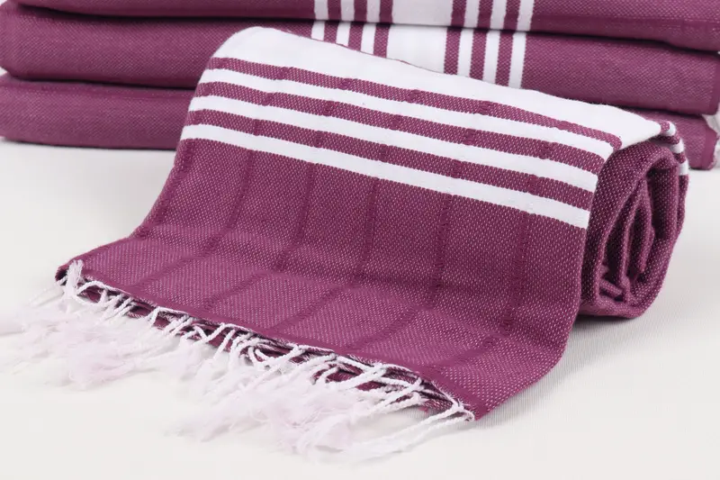 Bachelor Gifts, Handmade Turkish hammam towel, Valentines Day Gift Idea, Custom Wedding Gift, Turkish beach towel, 70x40 Cotton Striped Towel - 4