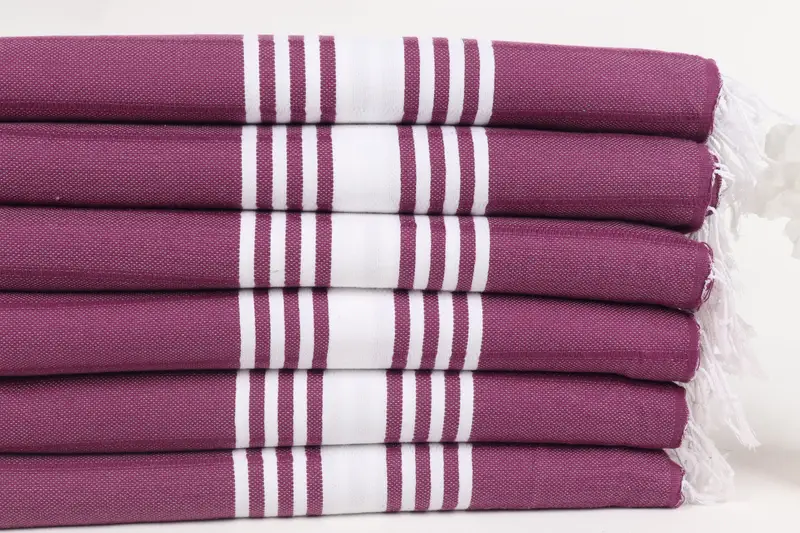 Bachelor Gifts, Handmade Turkish hammam towel, Valentines Day Gift Idea, Custom Wedding Gift, Turkish beach towel, 70x40 Cotton Striped Towel - 3