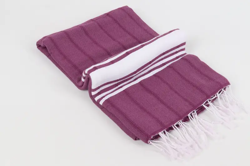 Bachelor Gifts, Handmade Turkish hammam towel, Valentines Day Gift Idea, Custom Wedding Gift, Turkish beach towel, 70x40 Cotton Striped Towel - 6