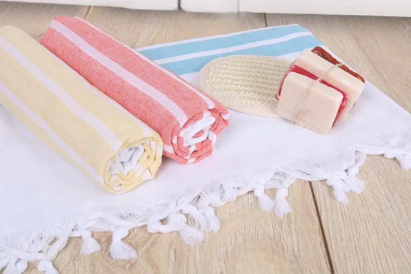 Custom Towel, Custom Wedding Gifts, 70x40 Cotton Striped Towel, Turkish Towel Beach Towel, Home Decor Towel, Spa Towel, Personalized Turkish Towel - 7