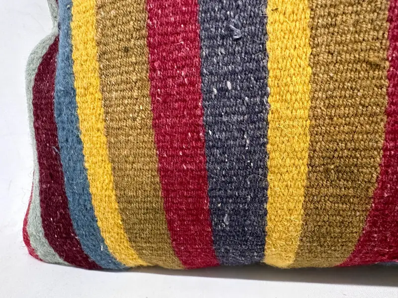 Turkish Kilim Pillow, Authentic Pillow, 16x36 Red Cushion Cover, Pillow Cover, Handmade Kilim Cushion, Wholesale Cushion Case, Kilim Pillow - 2