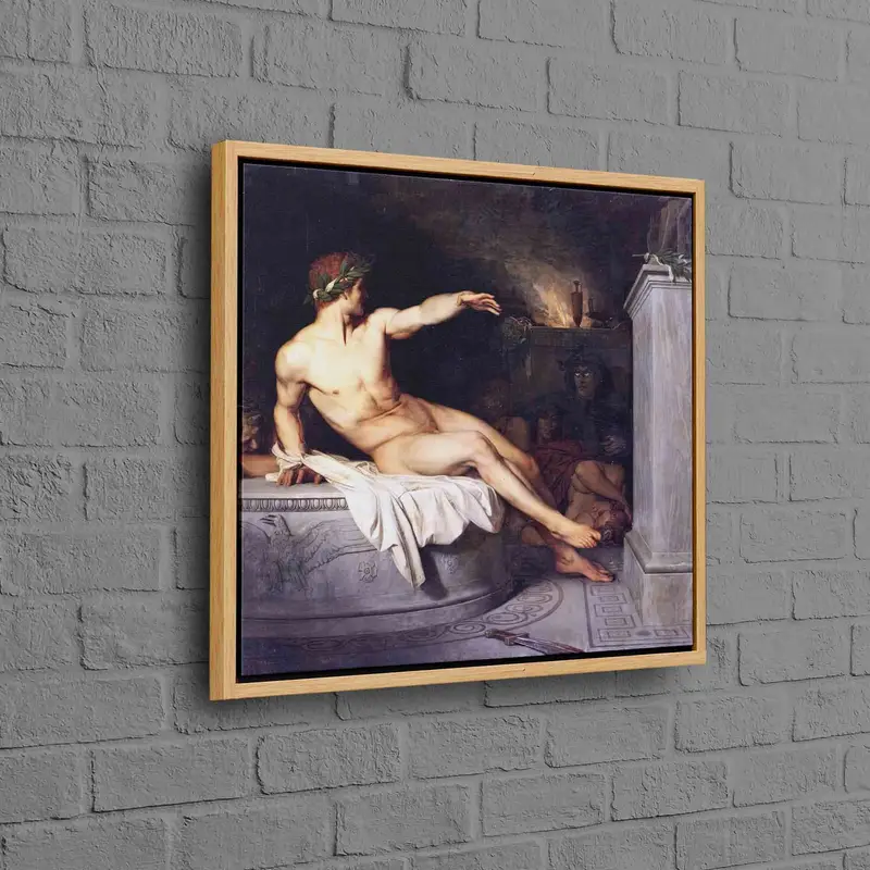 Oreste, el hombre desnudo de Cabanel: elegante impresión en lienzo
