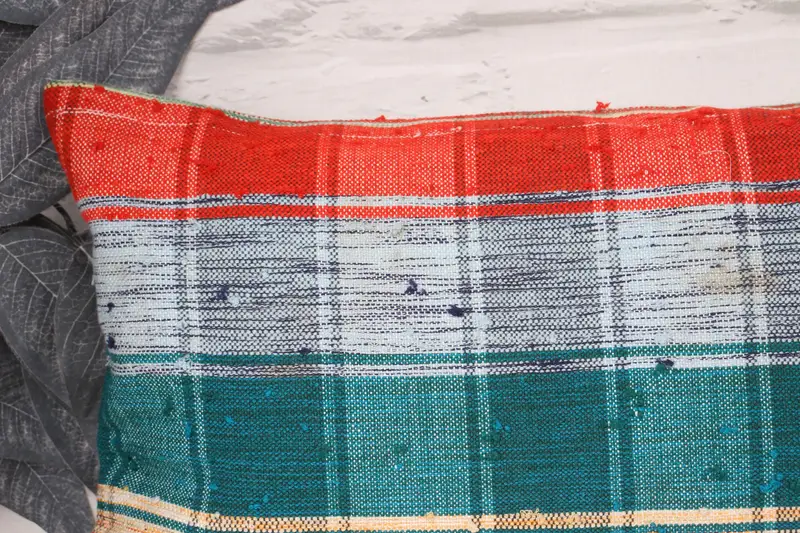 Colorful Pillow Case, Ethnic Cushion, 10x20 Green Cushion, Kilim Cushion Sham, Turkish Pillow, Pillow Case, Boho Pillow, Patio Pillow Case - 2