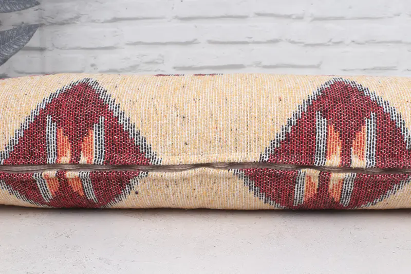 12x36 Beige Pillow, Customized Pillow, Cushion, Bed Pillow Sham, Boho Pillow Sham Cover, Interior Designer Pillow, Kilim Pillow Cover - 5