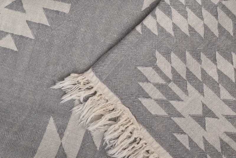 Decorative Blanket, Beach Bachelorette Party Decorations, Bridesmaid Gifts, Bedspread, Custom Beach Blanket, 84x56 Cotton Kilim Towel, Organic Throw - 8