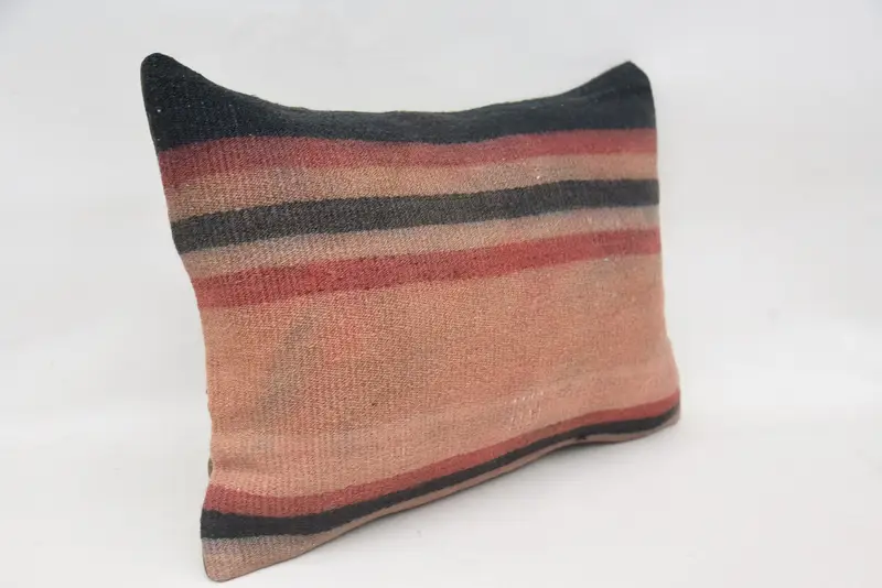 Vintage Kilim Pillow, Vintage Kilim Throw Pillow, Turkish Pillow, 16x24 Pink Pillow, Custom Cushion Cover, Outdoor Pillow Case, Pillow Sham - 2