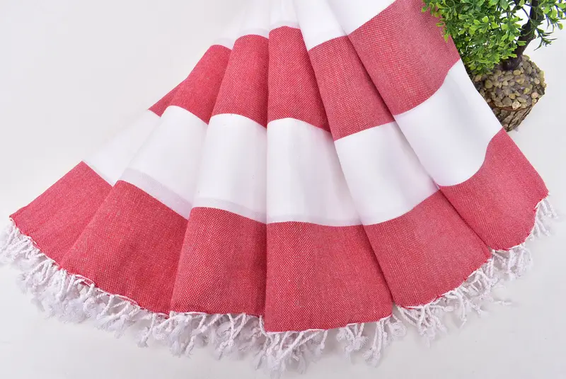 Yaz havlu, düğün el yapımı hediye, 40x24 pamuklu çizgili havlu, kişiselleştirilmiş bulaşık havlu, nedime hediyeleri, Türk el havlu, benzersiz hediye - 4