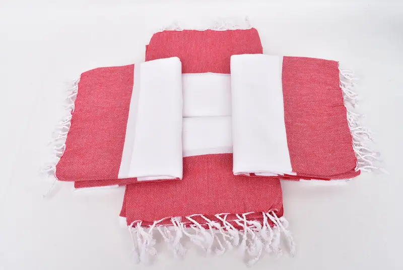 Yaz havlu, düğün el yapımı hediye, 40x24 pamuklu çizgili havlu, kişiselleştirilmiş bulaşık havlu, nedime hediyeleri, Türk el havlu, benzersiz hediye - 6