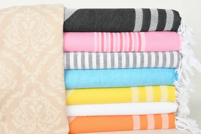 Custom Turkish Towel, Bachelorette Party Favor, Thin towel, Gift For Him, 70x40 Cotton Set of 8 Towel, Fouta towel, Miami Bachelorette Party Favors - 1