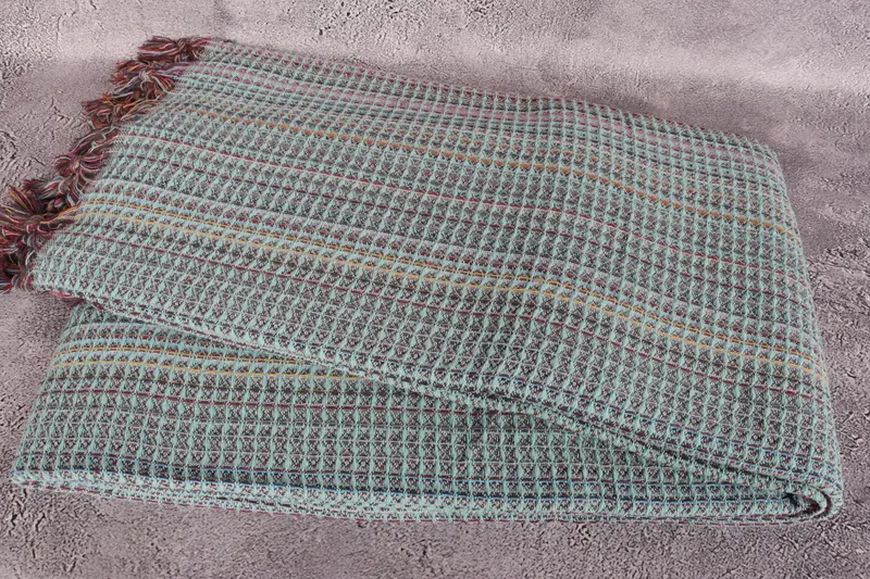 Turkish Blanket, Spooky Bachelorette Party, Handmade Gift, 92x88 Cotton Striped Towel, Woven Blanket, Wedding Favors, Turkish Cotton Blanket - 6
