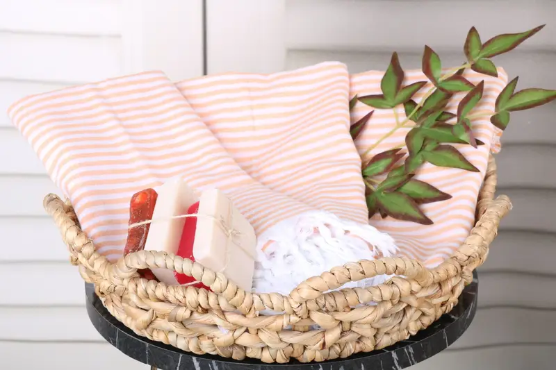 Bachelor Towel, Personalized Gift For Him, Organic towel, Peshtemal Towel, Turkish Towel Beach Towel, Bridesmaid Gift, 68x36 Cotton Striped Towel - 5