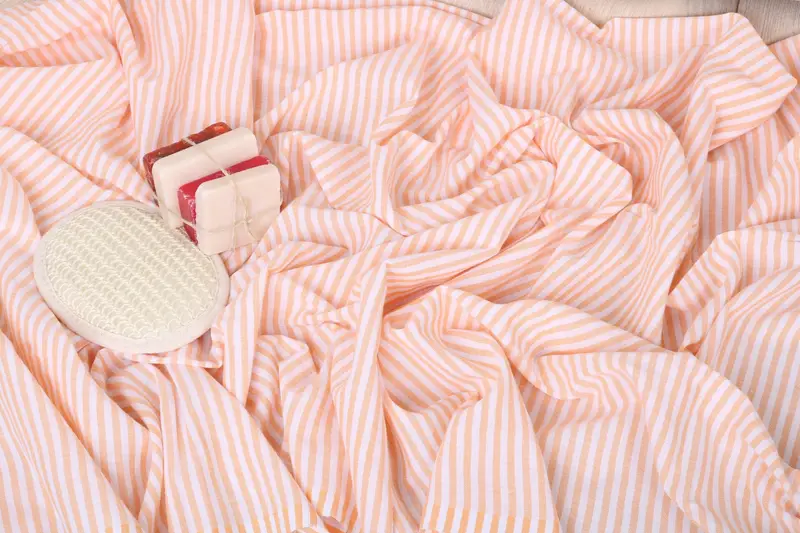 Bachelor Towel, Personalized Gift For Him, Organic towel, Peshtemal Towel, Turkish Towel Beach Towel, Bridesmaid Gift, 68x36 Cotton Striped Towel - 7