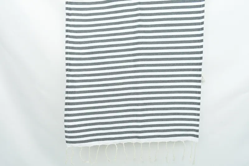 Gelin duş lehine, küçük banyo havlu, seyahat havlu, 40x18 pamuklu çizgili havlu, kişiselleştirilmiş mutfak havlu, nakış havlu, Türk el havlu - 8
