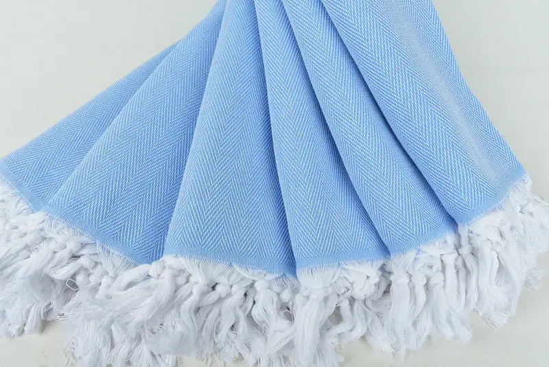 Halloween Gifts, Bachelorette Party Gift, Lightweight towel, Hammam towel, 70x40 Cotton Herringbone Towel, Sand-resistant Turkish towel for travel - 4