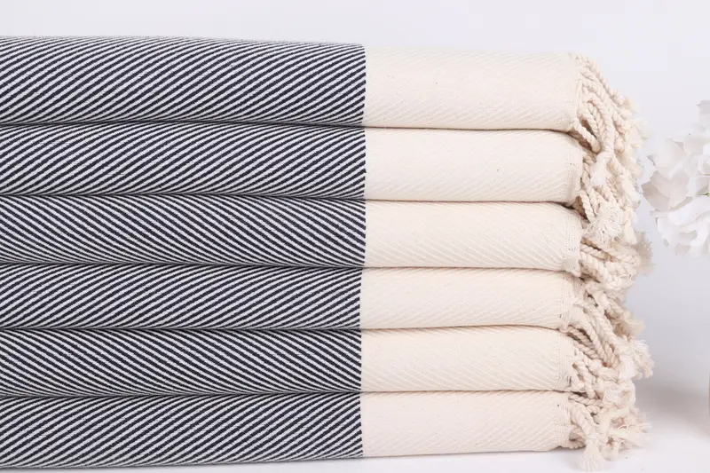 Hammam towel, 70x40 Cotton Striped Towel, Bridal Party Gifts, Turkish Towel USA, Turkish towel bulk order for wedding gifts, Bachelorette Party Gift - 3