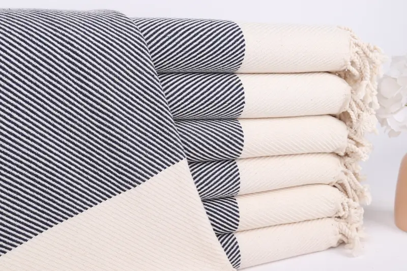 Hammam towel, 70x40 Cotton Striped Towel, Bridal Party Gifts, Turkish Towel USA, Turkish towel bulk order for wedding gifts, Bachelorette Party Gift - 1