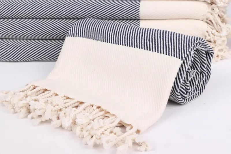 Hammam towel, 70x40 Cotton Striped Towel, Bridal Party Gifts, Turkish Towel USA, Turkish towel bulk order for wedding gifts, Bachelorette Party Gift - 4
