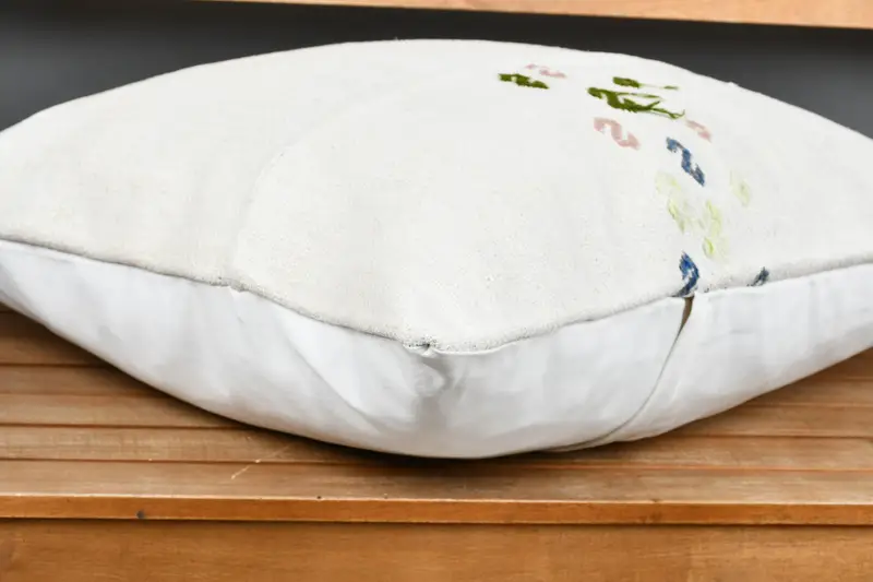 Wholesale Cushion Case, Pillow Case, Boho Pillow, 24x24 White Cushion Case, Square Throw Pillow Case, Ethnical Kilim Rug Pillow, Kilim Pillow - 3
