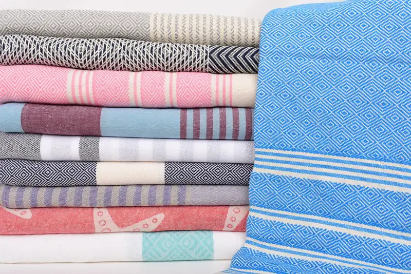Spa Towel, Lightweight Turkish towel, Absorbent Turkish towel, Best Wedding Gift, Gift For Mom, Wedding Gift, 70x40 Cotton Set of 10 Towel - 2