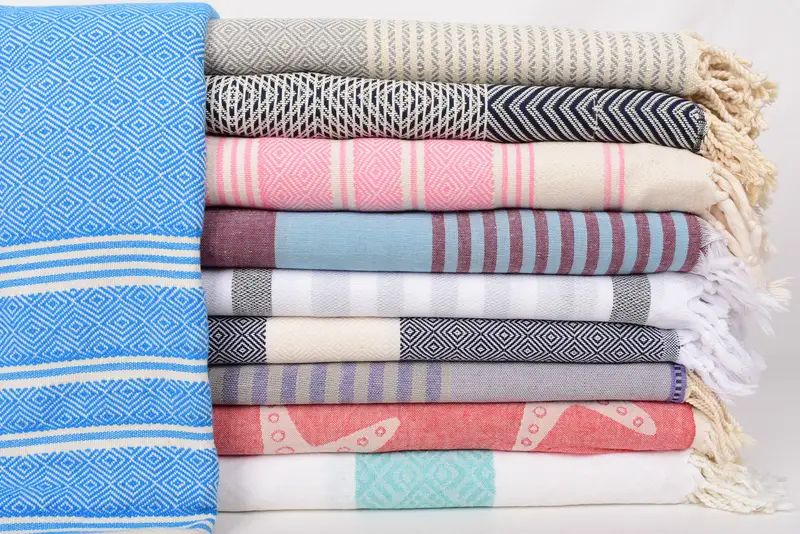 Spa Towel, Lightweight Turkish towel, Absorbent Turkish towel, Best Wedding Gift, Gift For Mom, Wedding Gift, 70x40 Cotton Set of 10 Towel - 3