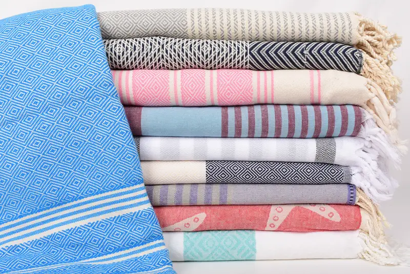 Spa Towel, Lightweight Turkish towel, Absorbent Turkish towel, Best Wedding Gift, Gift For Mom, Wedding Gift, 70x40 Cotton Set of 10 Towel - 1