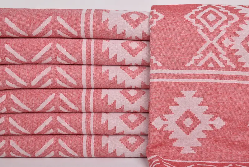 Lightweight Turkish towel, Beach Towel Bulk, Spa Towel, Handmade Gift, 74x40 Cotton Geometric Towel, Luxury towel, Fouta towel, Best Wedding Gift - 1