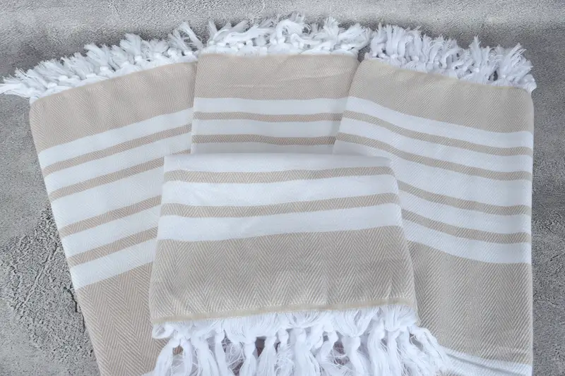 Handmade Turkish hammam towel, Wedding Gifts Towel, Wedding Gift Ideas, Gifts For Him, Personalized Beach Towel, 68x36 Cotton Chevron Towel - 4