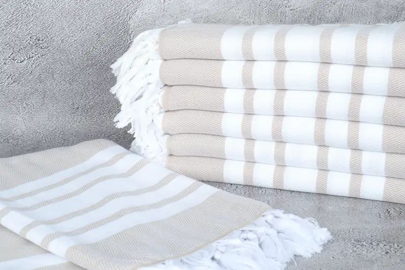 Handmade Turkish hammam towel, Wedding Gifts Towel, Wedding Gift Ideas, Gifts For Him, Personalized Beach Towel, 68x36 Cotton Chevron Towel - 2