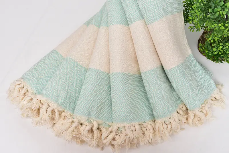 Personalized Gift For Her, Yoga Towel, Sand-free towel, Bridal Shower Favors, Monogrammed Beach Towel, Best lightweight Turkish towel for travel USA - 4