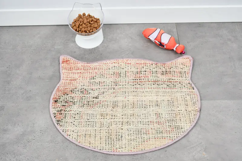 Bej Kilim Pet Pad, Dayanıklı ve Emici Halı Mat