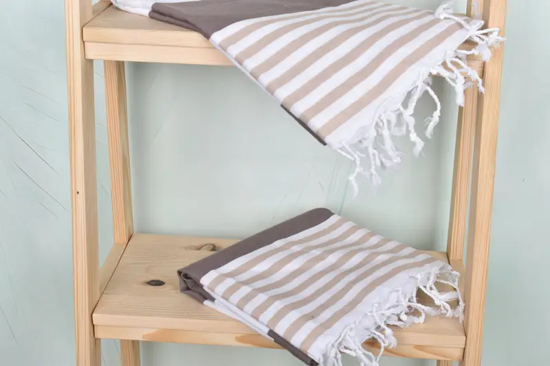 Bachelorette Favors Beach, Sand-free towel, Quick-dry peshtemal, Personalized Beach Towel, 70x40 Cotton Striped Towel, Personalize Gift - 5