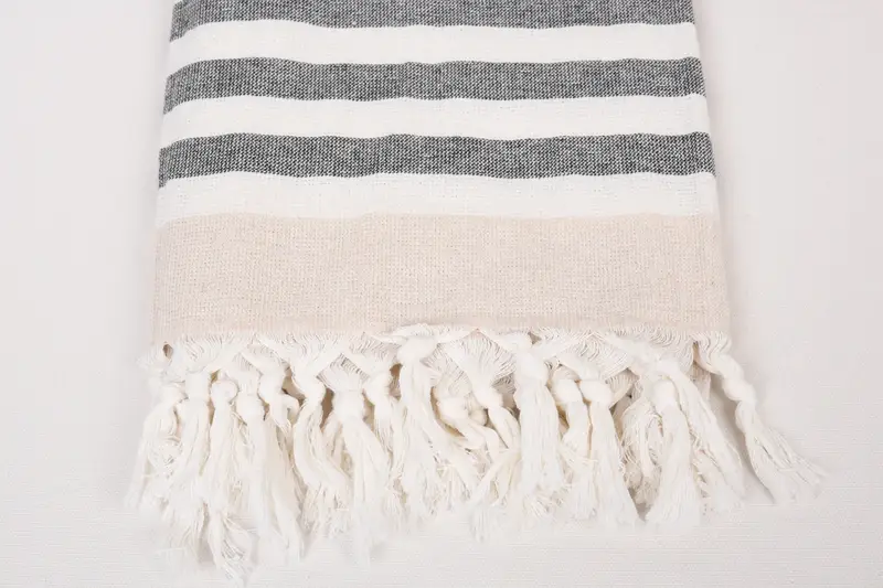 Travel Towel, Personalized Bridesmaid Gift, Turkish Beach Towel Bulk, Luxury towel, Gift Towel, 68x40 Cotton Striped Terry Towel, Turkish bath towel - 3