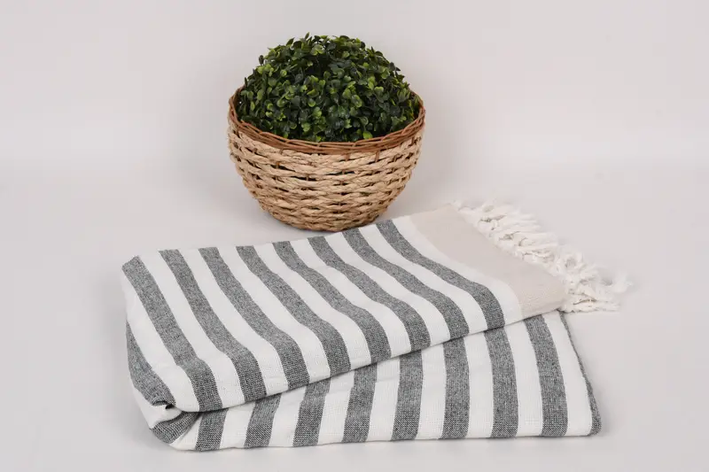 Travel Towel, Personalized Bridesmaid Gift, Turkish Beach Towel Bulk, Luxury towel, Gift Towel, 68x40 Cotton Striped Terry Towel, Turkish bath towel - 4