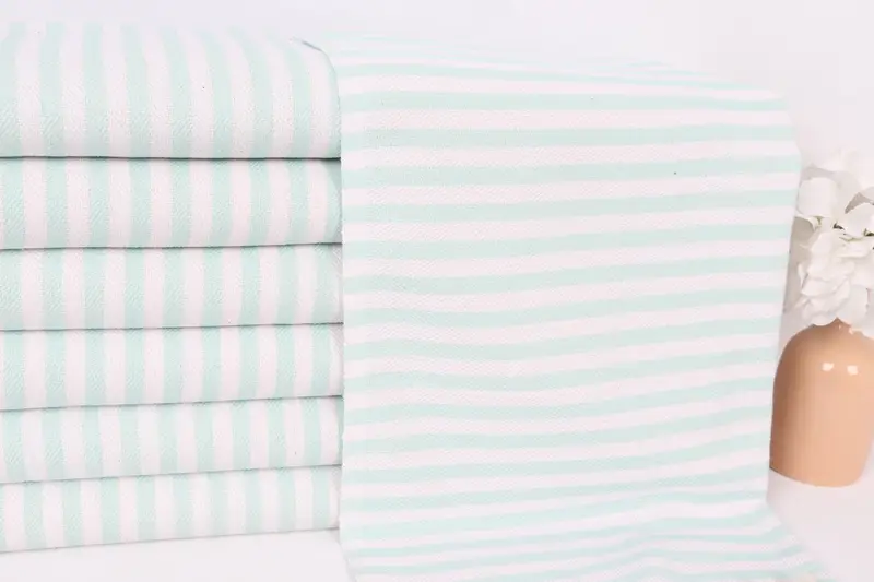 Wedding Gift, Gift For Her, 40x18 Cotton Striped Towel, Bridal Shower Gifts, Turkish Tea Towel, Small Bath Towels, Custom Name Towel, Holiday Towel - 2
