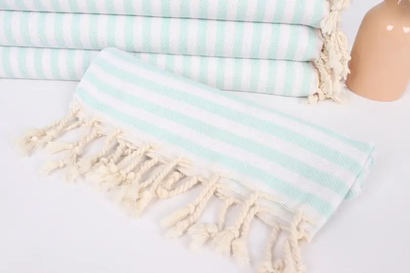Wedding Gift, Gift For Her, 40x18 Cotton Striped Towel, Bridal Shower Gifts, Turkish Tea Towel, Small Bath Towels, Custom Name Towel, Holiday Towel - 4