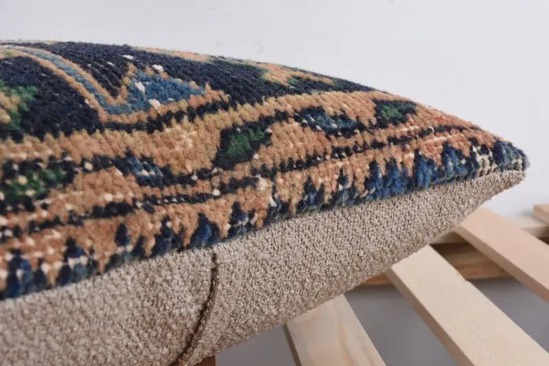 Ethnic Pillow Cover Cushion Cover, Pillow for Couch, Boho Pillow Sham Cover, Handmade Kilim Cushion, 18x18 Red Cushion, Luxury Cushion, Pillow Cover - 7