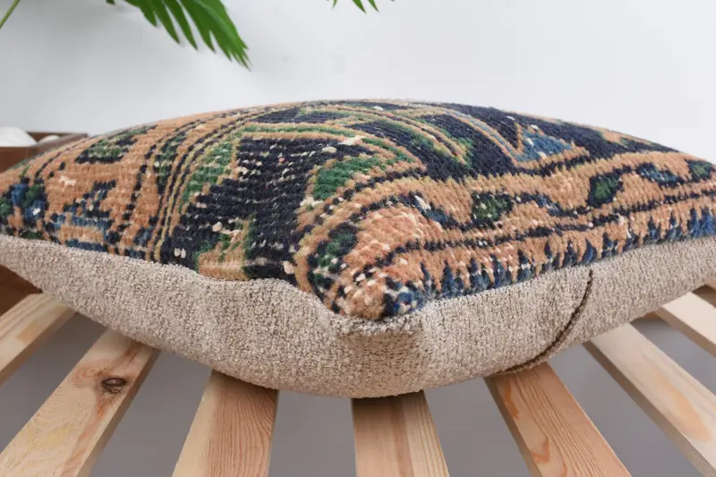 Ethnic Pillow Cover Cushion Cover, Pillow for Couch, Boho Pillow Sham Cover, Handmade Kilim Cushion, 18x18 Red Cushion, Luxury Cushion, Pillow Cover - 6