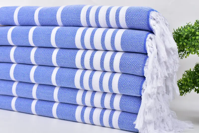 Bridesmaid Towel, 40x20 Cotton Zig zag Towel, Wedding Favors, Personalized Dish Towel, Guest Towel, Personalized Turkish Towel, Monogram Hand Towel - 3