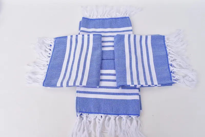 Bridesmaid Towel, 40x20 Cotton Zig zag Towel, Wedding Favors, Personalized Dish Towel, Guest Towel, Personalized Turkish Towel, Monogram Hand Towel - 6